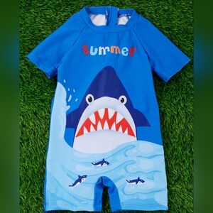 Blue Shark Kids Swimwear